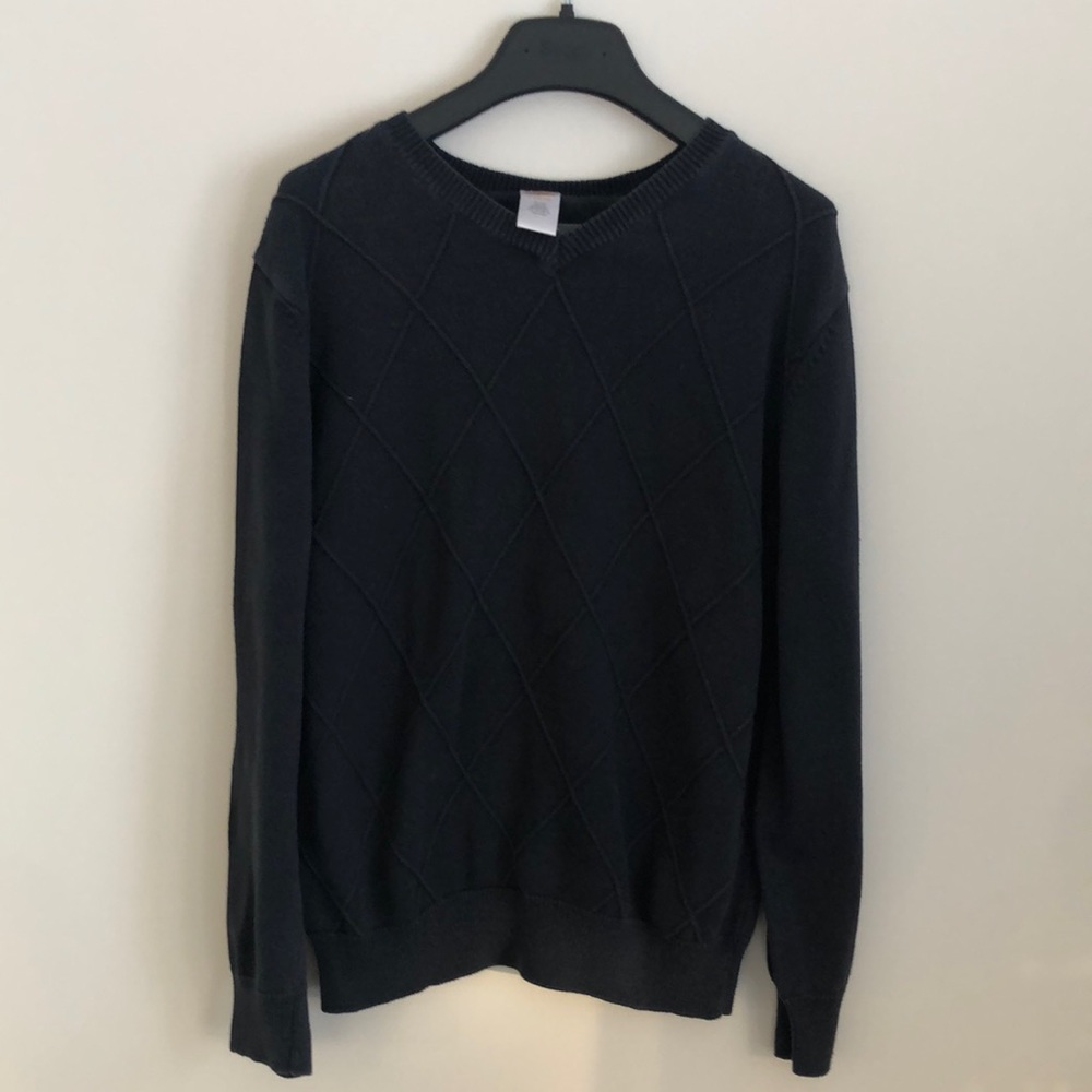 Gymboree boys vneck sweater size lg 10-12